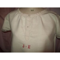chemise ancienne en coton rose