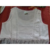 chemise ancienne en coton blanc
